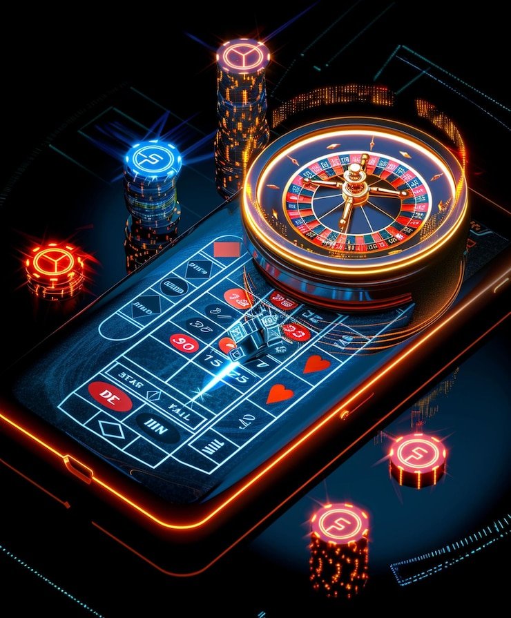 Ilustrasi enkripsi data dan keamanan transaksi digital pada platform hiburan online terpercaya di Indonesia