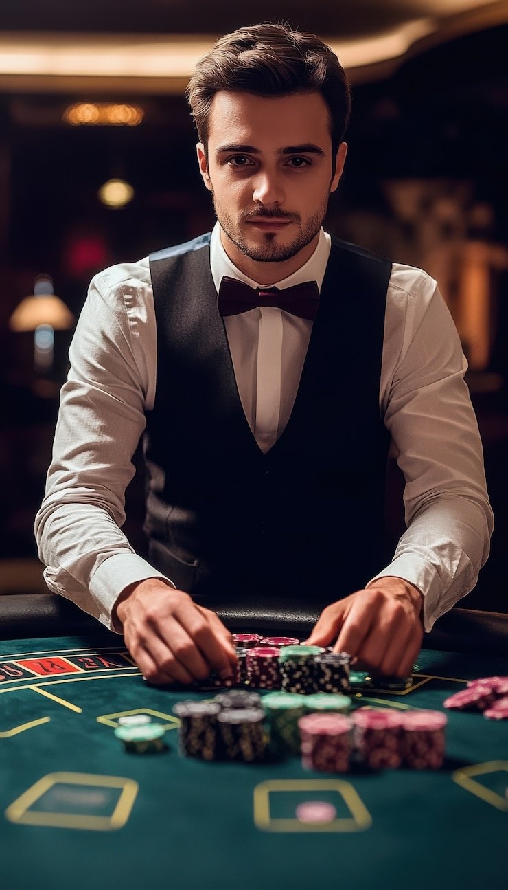 Ilustrasi user memanfaatkan fitur responsible gaming melalui aplikasi mobile dengan tampilan jelas